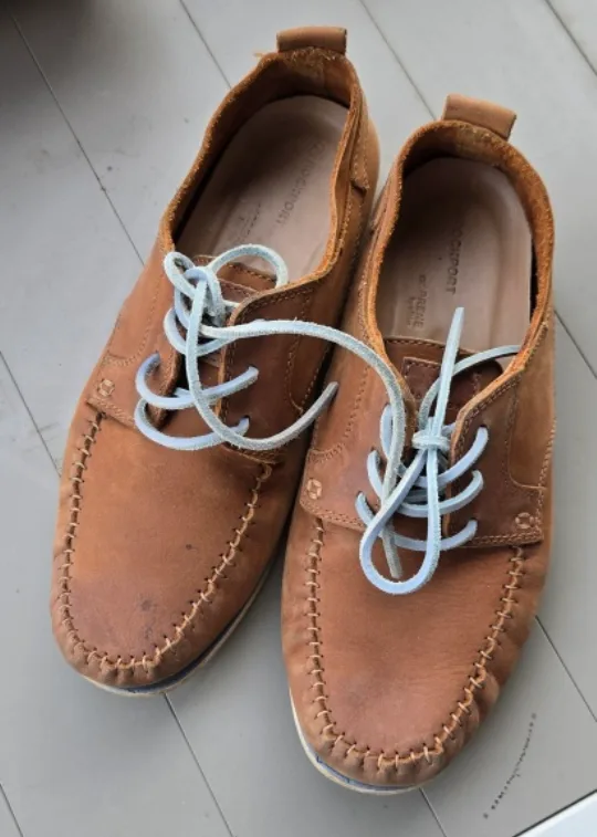 Rockport Brown Leather Shoes - Size 10 thumbnail