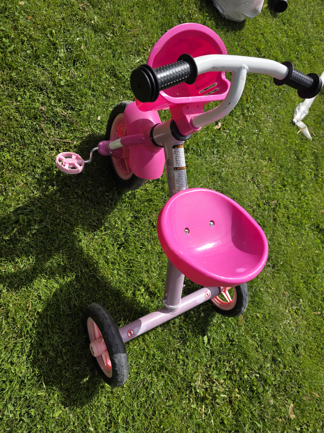 Pink children's tricycle - photo 2
