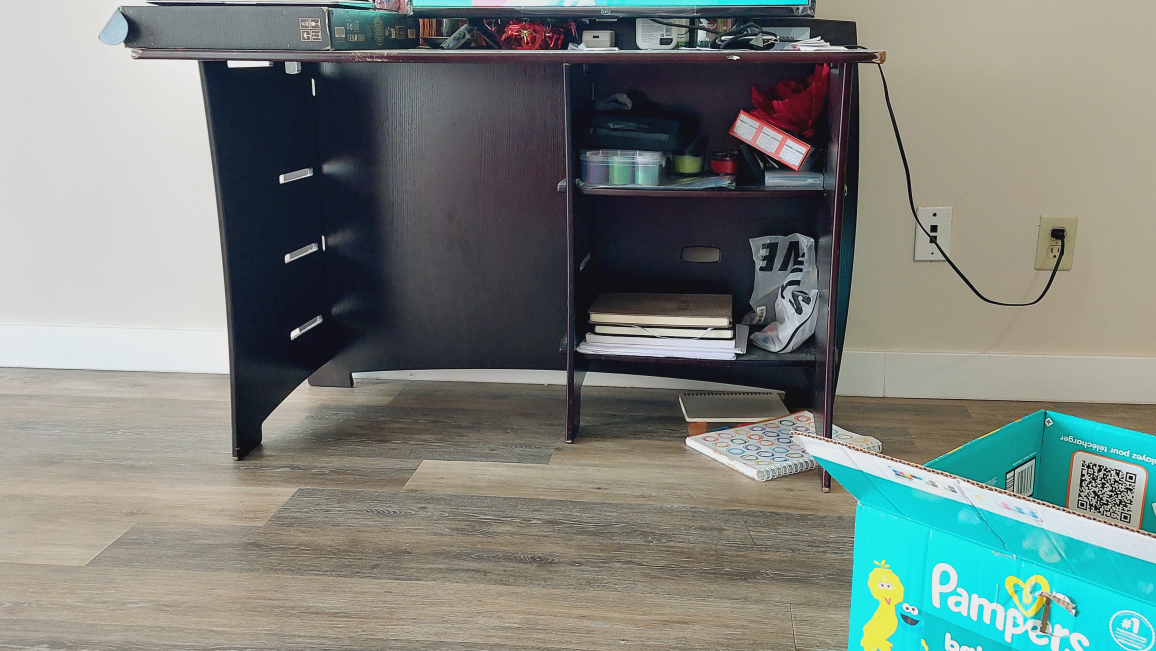Dark Wood Desk - photo 3