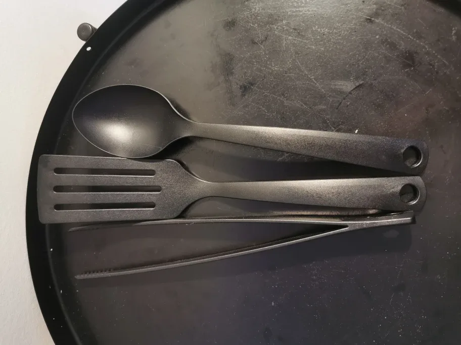Black Kitchen Utensil Set