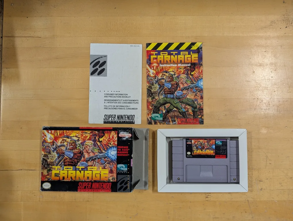Total Carnage - Super Nintendo Game CIB image indicator(2)
