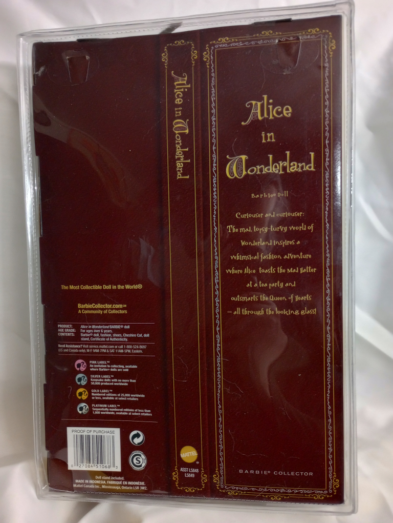 Alice in Wonderland Barbie Doll - Silver Label - photo 2