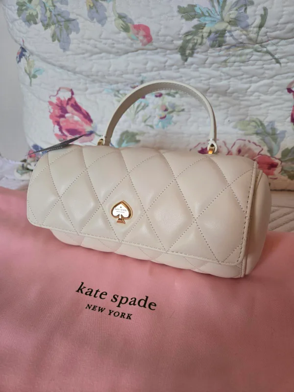 Kate Spade Heart Barrel Quilted Crossbody thumbnail