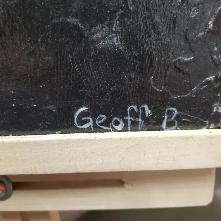 Oil on canvas by Geoff B. image indicator(2)