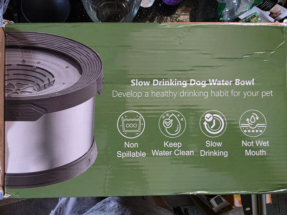 8L Large Capacity Dog Water Bowl image indicator(2)