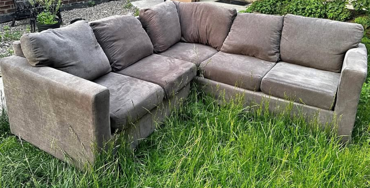 dark grey sectional