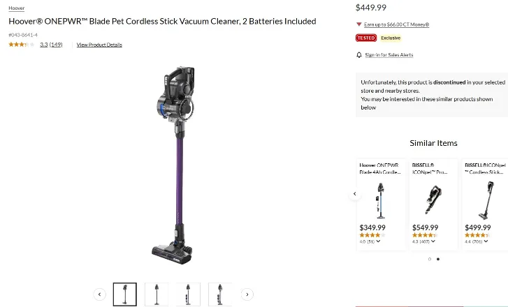 Hoover ONE PWR Blade Max Cordless Vacuum image indicator(6)