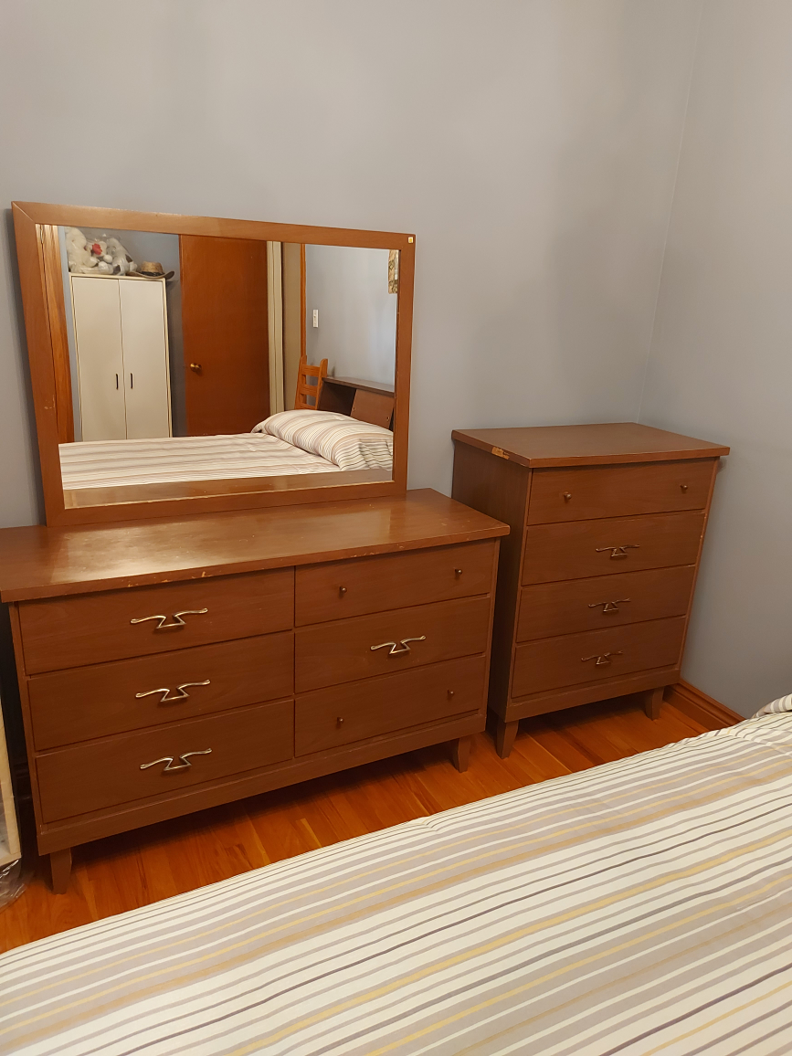 Mid Century Double Bedroom Set