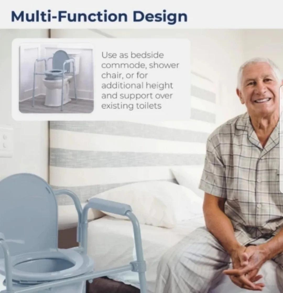 Adjustable Height Commode Chair brand new image indicator(2)