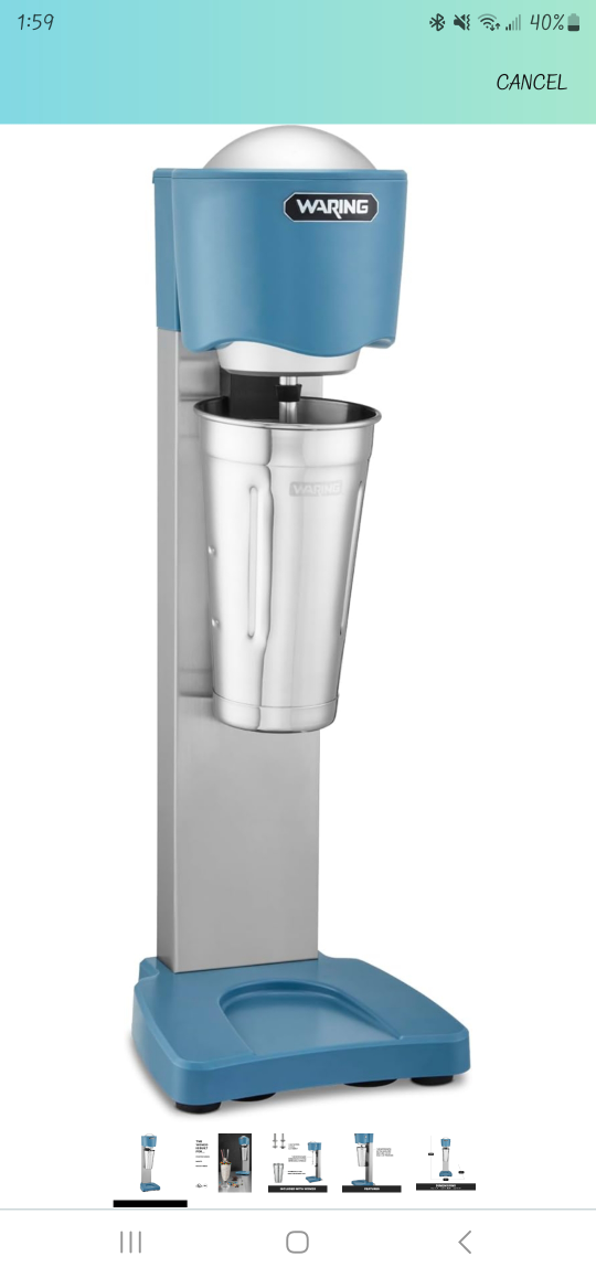 Waring Commercial Milkshake Drink Mixer WDM20 - photo 5