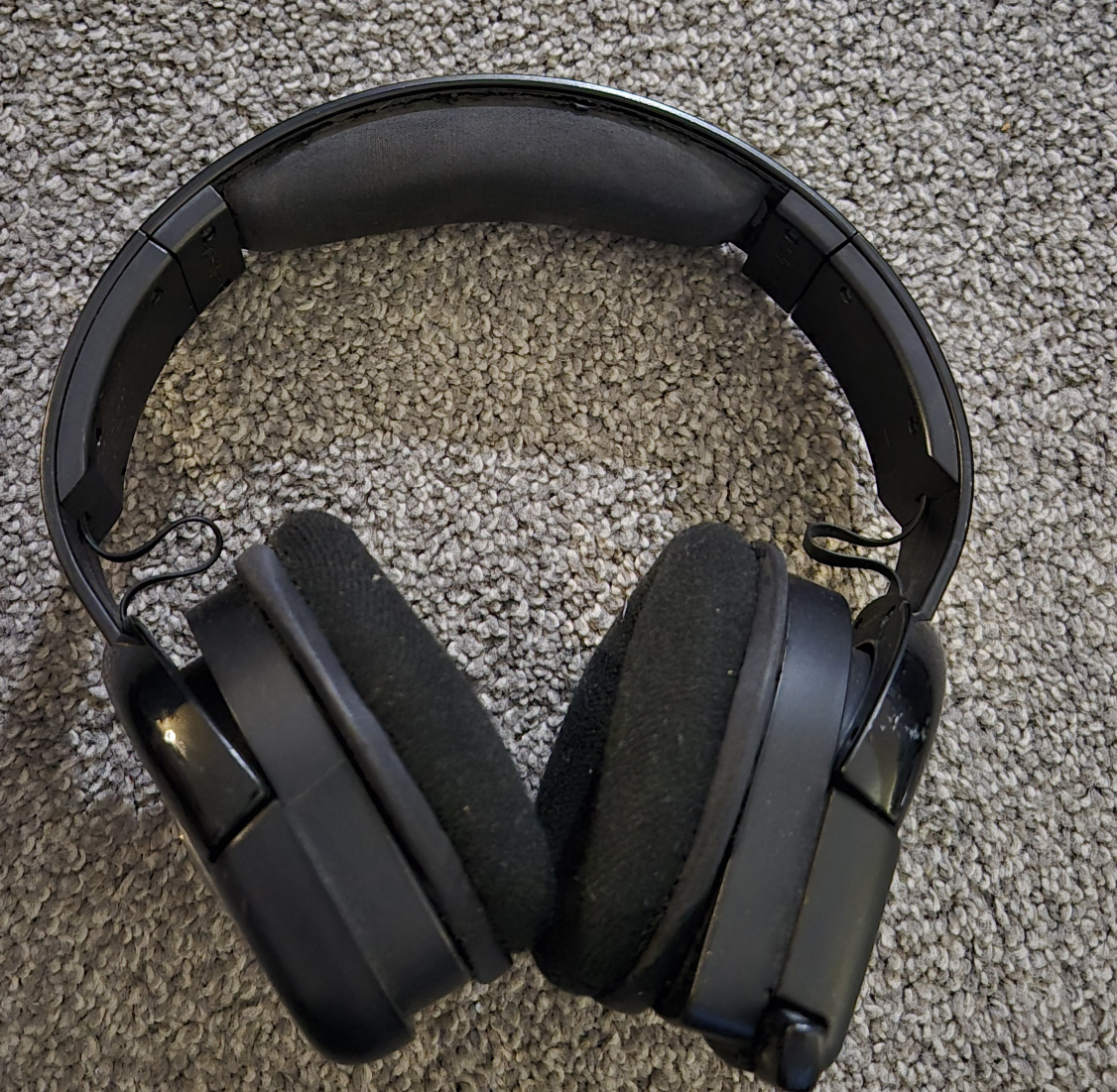 Black Over-Ear Headphones with LED lights - photo 2