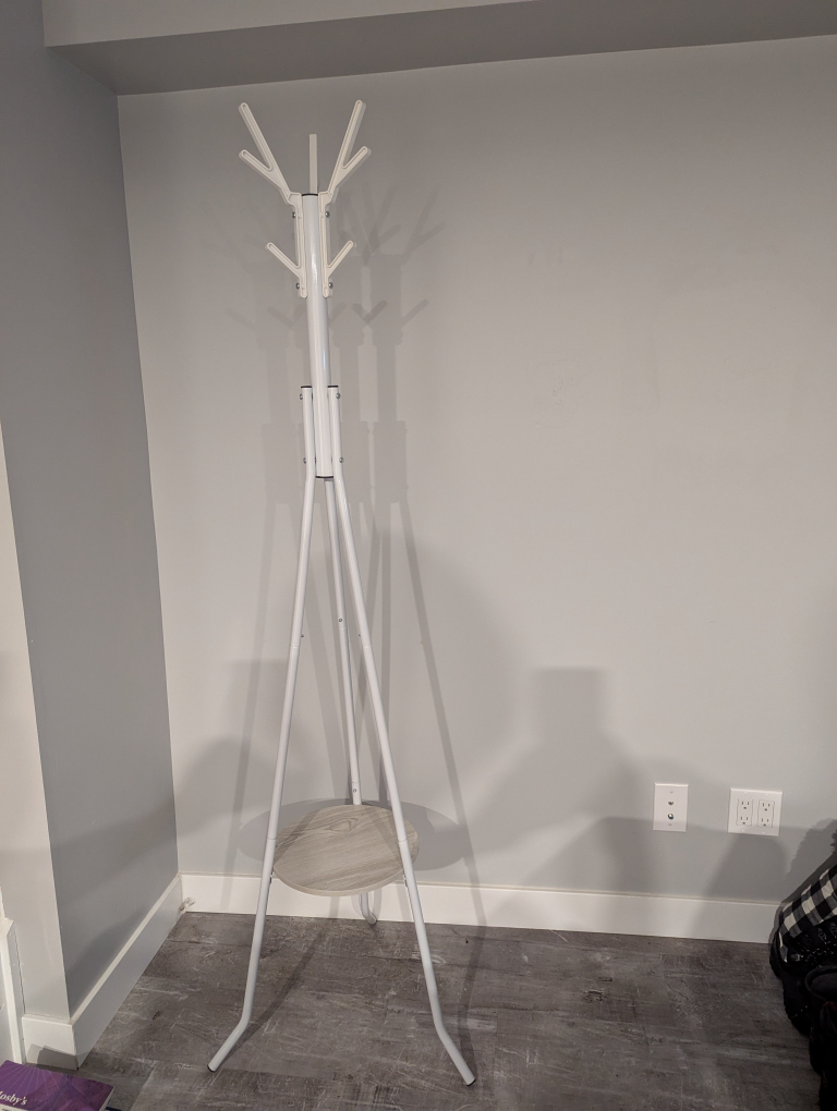 White Coat Rack