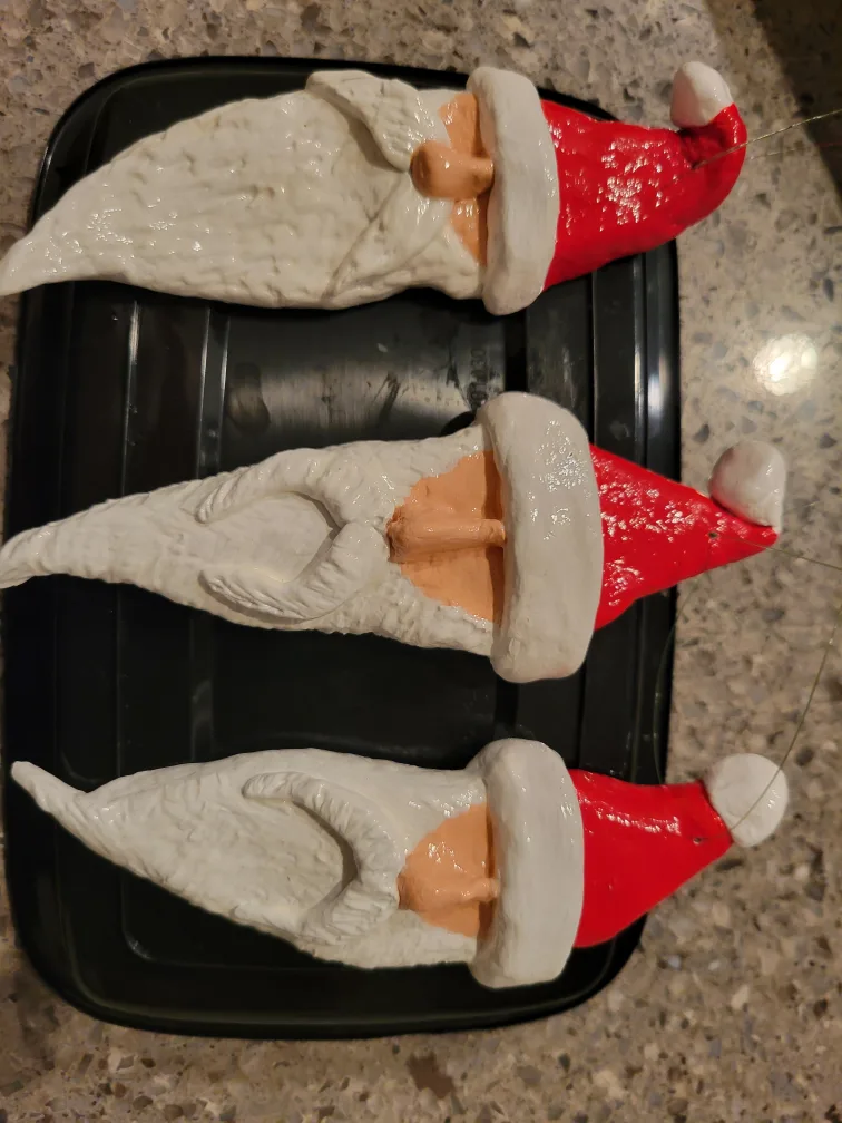 Handmade Santa Christmas Ornament Collection $7 each image indicator(5)