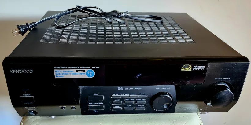 Kenwood VR-405 Audio Video Surround Receiver thumbnail