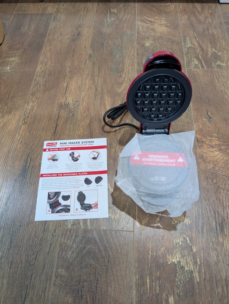 Brand New Dash Mini Waffle Maker - photo 2