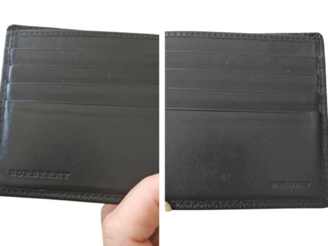 Burberry Black Leather Wallet image indicator(4)