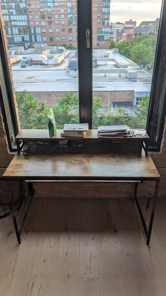 Desk with Shelf - photo 2