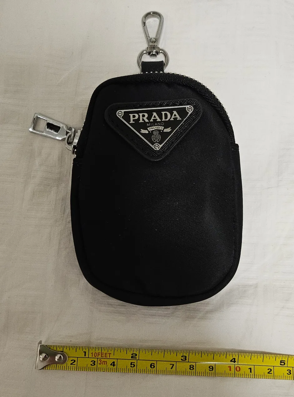 Prada Black Pouch/Keyring thumbnail