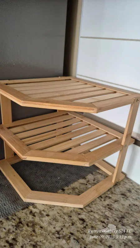 Wooden Corner Shelf thumbnail