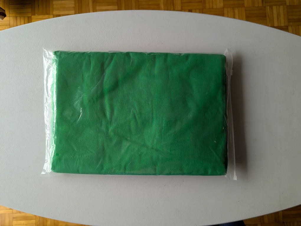 EMART 6x9ft Green Muslin Chromakey Backdrop w/ Clips image indicator(2)