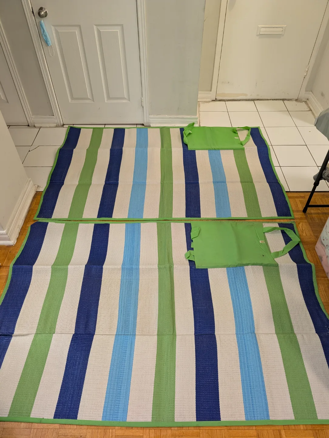 Striped Outdoor Mat with Carrying Case thumbnail