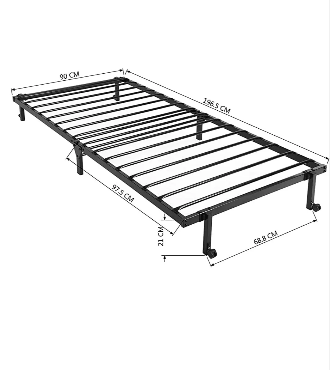 Foldable Metal Bed Frame image indicator(6)