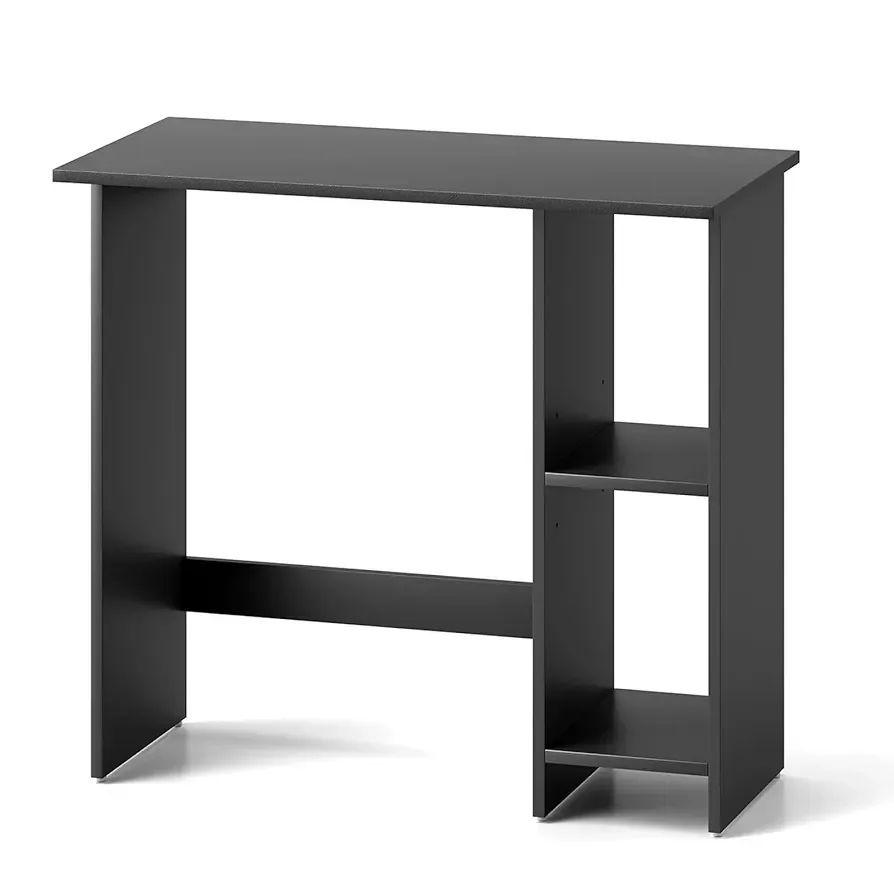 Black Desk with Shelves thumbnail