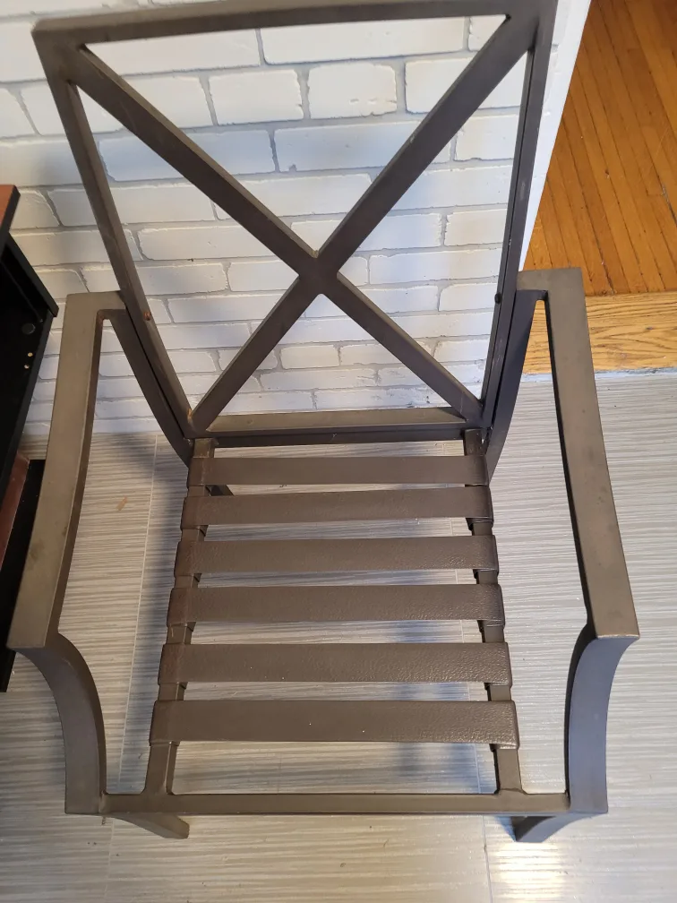 6 metal patio chairs image indicator(2)