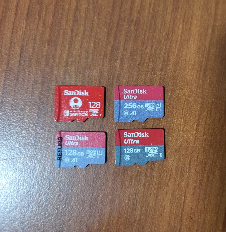 SanDisk MicroSD Cards - 128GB & 256GB - 140mbps thumbnail