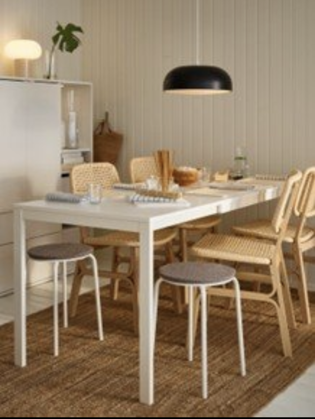 IKEA Extendable Dining Table - White