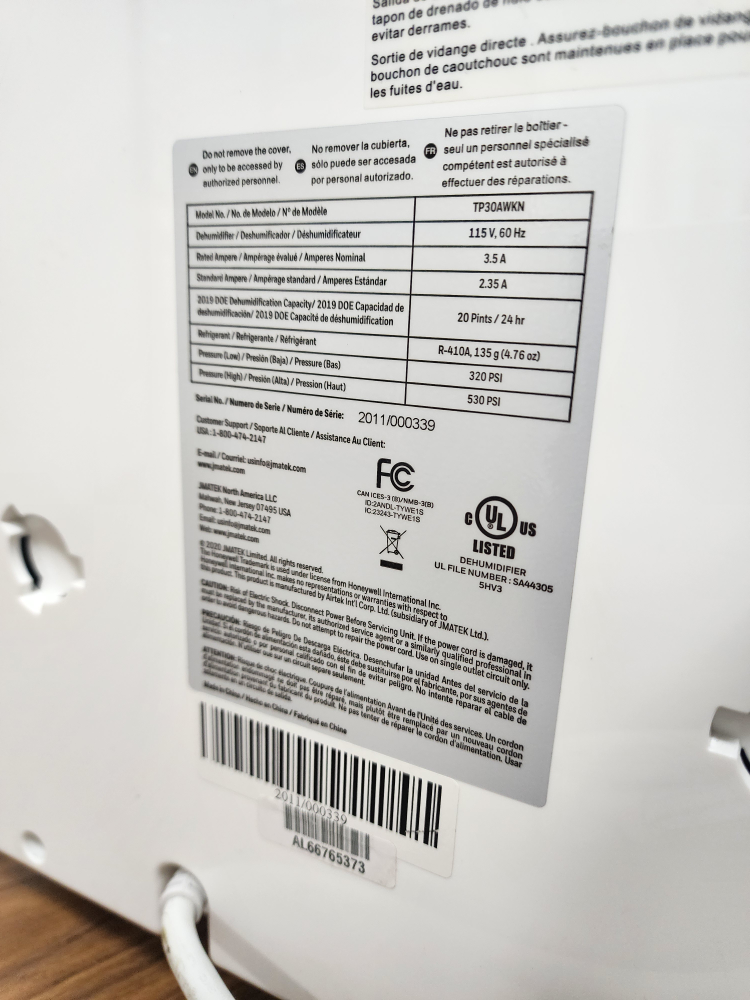 Honeywell 20 Pint Dehumidifier - $115 (NEW) - photo 5