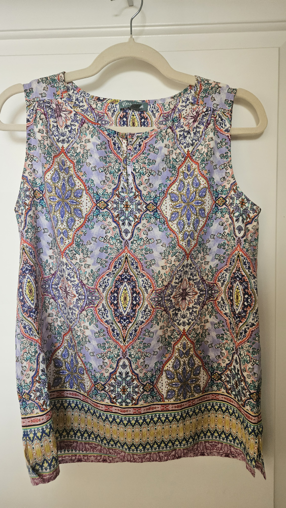 fleur élève Sleeveless Blouse - Size Small - photo 4