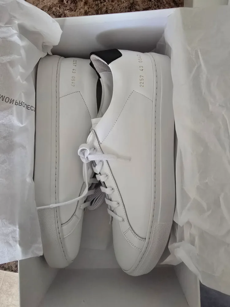 Common Projects Retro Low White/Black Size 43 (US 10) thumbnail