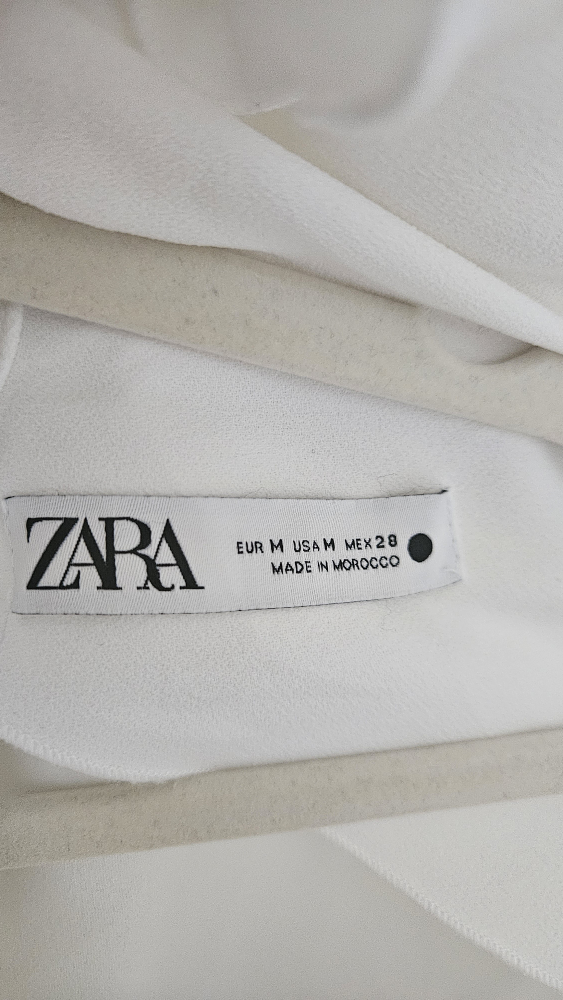 Zara White Blouse - Size M - photo 2