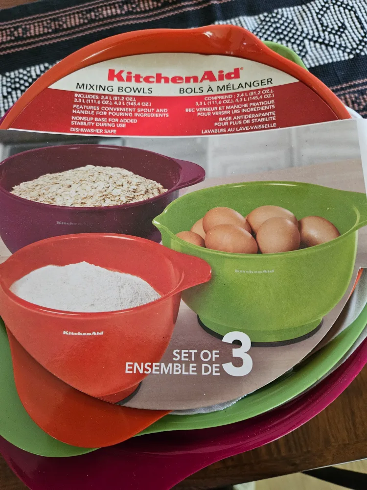 KitchenAid Mixing Bowls - Set of 3 thumbnail