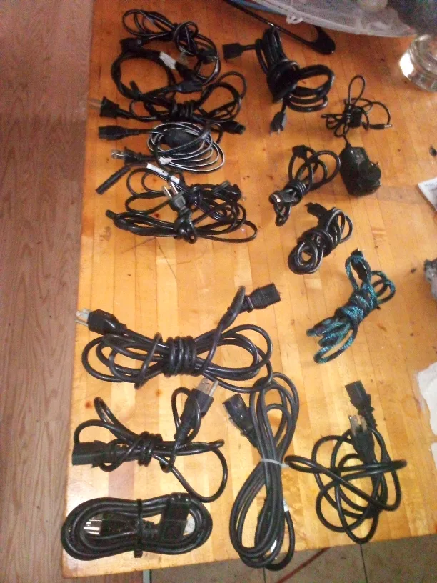 Assorted Power Cords and Adapters thumbnail