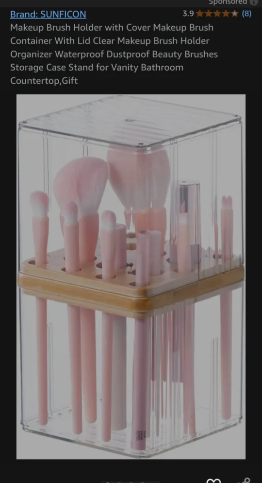 Makeup Brush Holder with Cover image indicator(3)