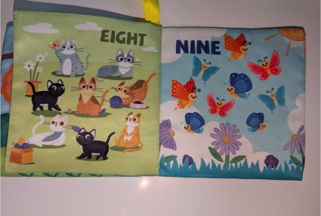 Numbers Fabric Baby Book - photo 4