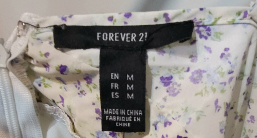 Forever 21 Floral Romper Size M