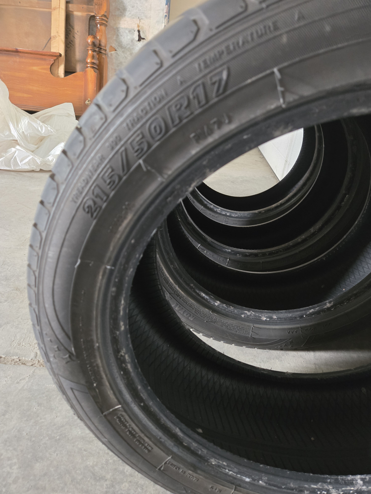 Set of Four  Summer Tires - 215/50R17 - photo 2
