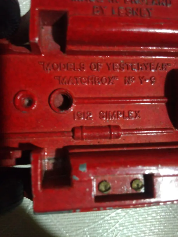 Matchbox Models of Yesteryear 1912 Simplex image indicator(3)