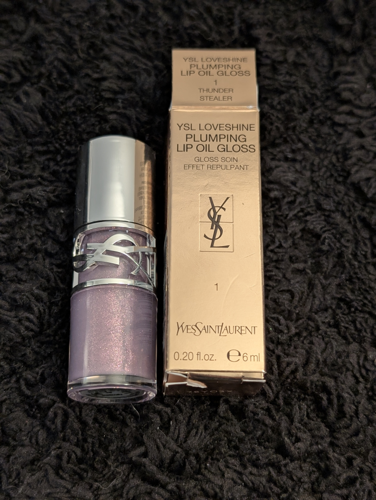 YSL Loveshine Plumping Lip Oil Gloss - Thunder Stealer - photo 2