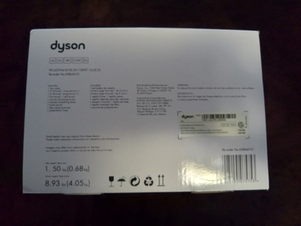 *SEALED* Dyson Airwrap Complete Long In Vinca Blue And Rose - photo 5
