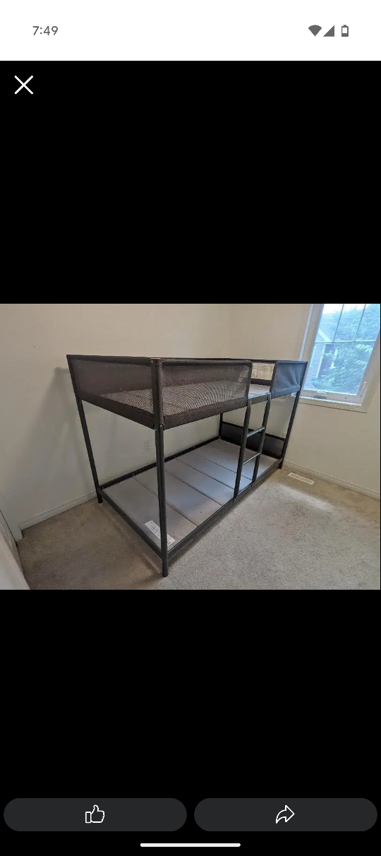 Metal Bunk Bed Frame - Great Condition!