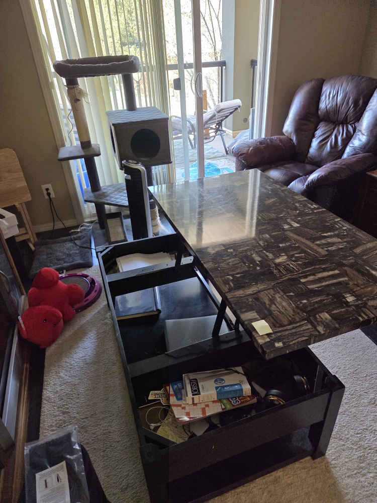 Lift-Top Coffee Table
