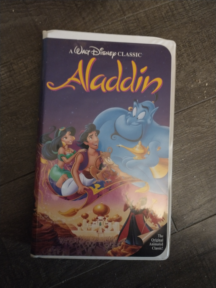 DISNEY'S 1993 ALADDIN, BLACK DIAMOND EDITION VHS
