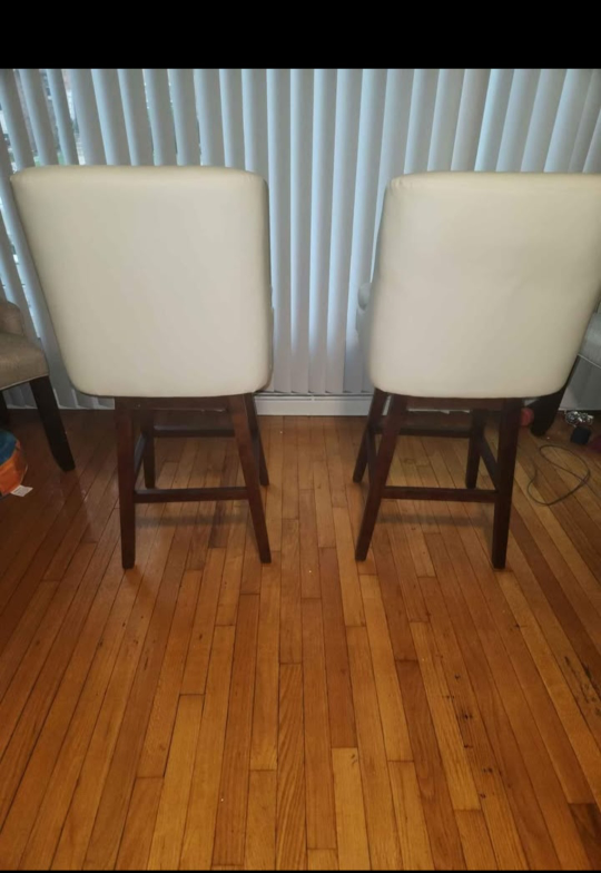 (2) Mjone 360° Swivel Barstools - photo 5