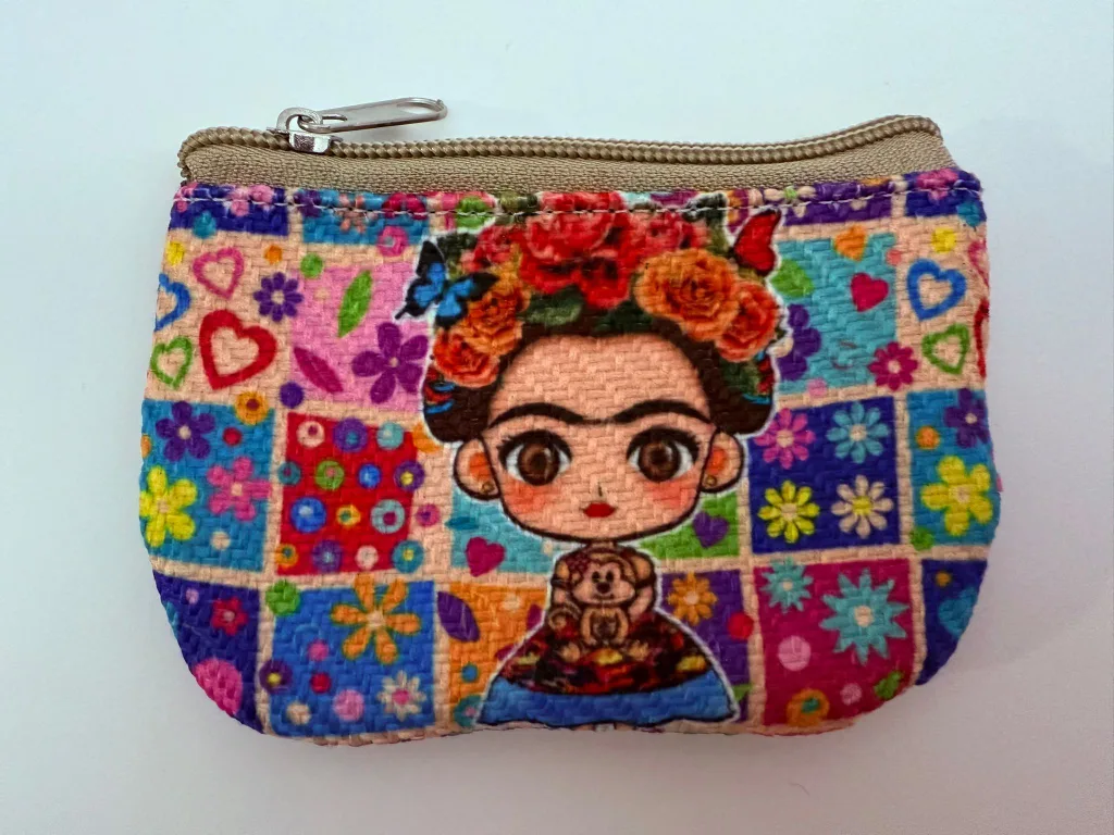 Frida Kahlo cute small coin bag thumbnail