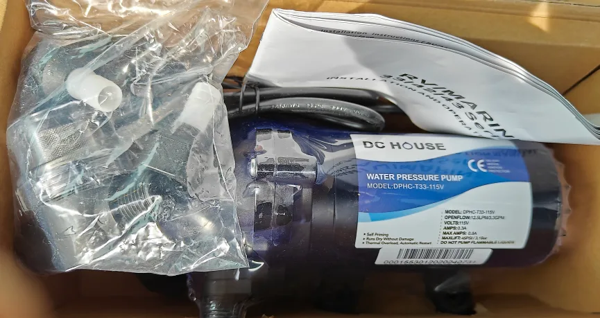 DC House Water Pressure Pump DPHC-T33-115V thumbnail