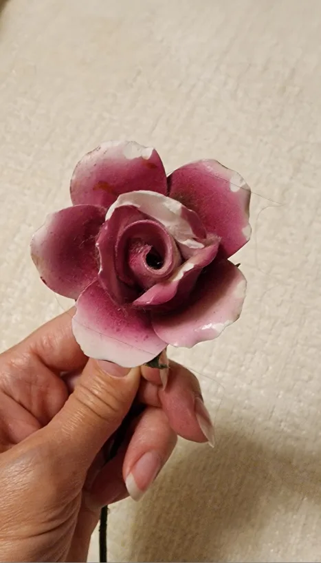 Ceramic Rose Flower #Freecycle image indicator(2)